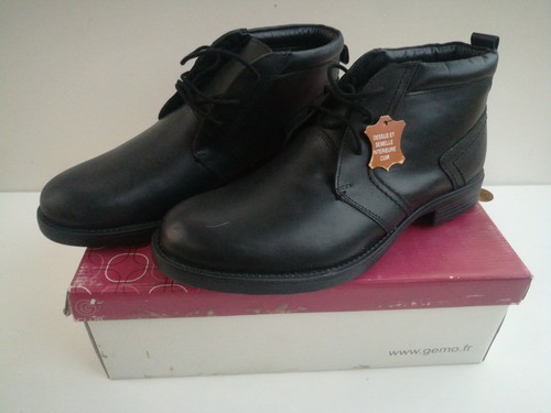 Gémo bottines cuir - 42,