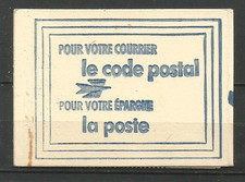 TIMBRES FRANCE CARNET NEUF** VIGNETTE CODE POSTAL 63000 CLERMONT FD LILAS 1,20 €