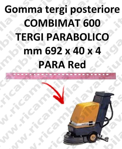 Combimat 600 bavette arriere - bavette,