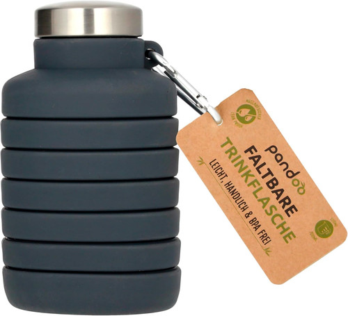 Gourde pliable silicone 700 - pliable,