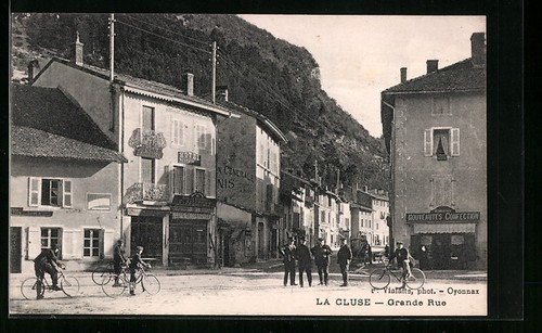 Cpa cluse grande - la, rue