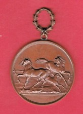 (M.41)  MEDAILLE SOCIETE HIPPIQUE BRESTOISE (BRETAGNE) AVEC BELIAIRE SUP (RARE)