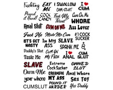 37 Naughty Temporary Tattoos