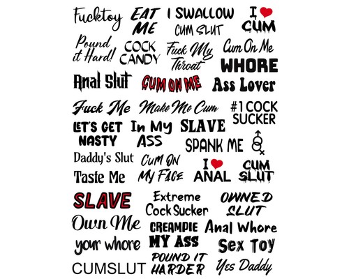 Naughty temporary tattoos - 37,
