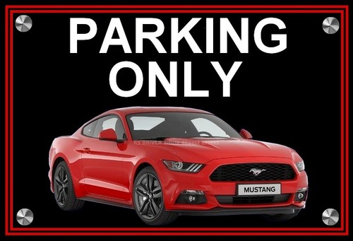 Plaque parking only ford - ",