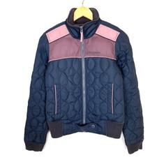 Blouson bomber femme HILFIGER DENIM taille S matelassé violet isolé polyester