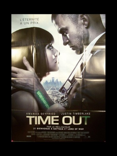 Time out affiche - time, cinéma