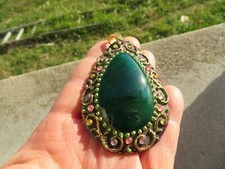 grand pendentif en émaux de