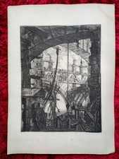 gravure piranèse tirage 20e