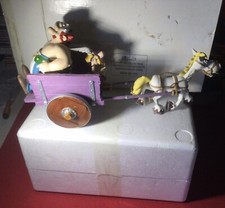Scène plastoy Astérix Voyage En Charette Edition Atlas Très Bon Etat