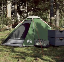 Tente De Camping A Dôme 2 Personnes Vert Imperméable Abri De Camping 150x205cm