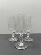 3 Anciens Verres à Eau/Vin