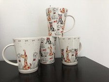 4 mugs table passion  chien humour BD comics chiens tasses tasse café thé design