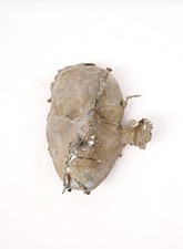 Masque mortuaire en bronze