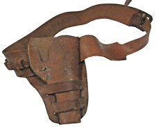 Authentique CEINTURON + HOLSTER pour revolver " WESTERN " - début 20eme siècle
