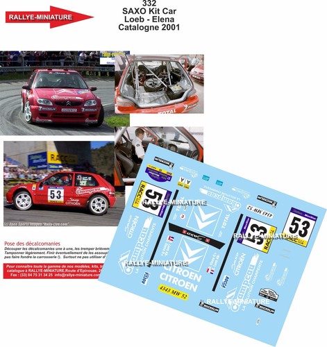 Decals ref 0332 citroen - 0332,
