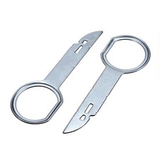 2 clef Outils Extraction Auto Radio Removal Tools Pour Audi VW Mercedes