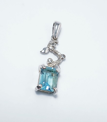 Pendentif argent 925 topaze - pendentif, ,