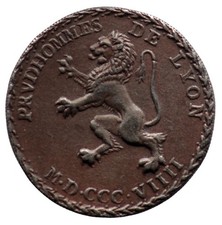 jeton PRUD'HOMMES DE LYON 1809