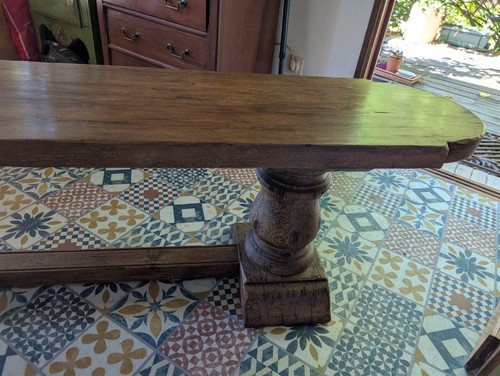 Banc monastère bois pieds