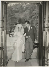Pino Torinese, Dott. Riccadonna matrimonio, 1964 Vintage silver print Tirage a
