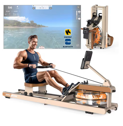 Rameur fitness pliable - rameur,