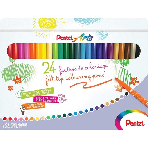 Scs2e pentel boite de 24 - boite,