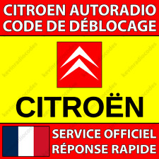 ✅CITROEN RADIO CODE DE DÉBLOCAGE SAXO C4 PICASSO XSARA PICASSO NEMO XANTIA VP2✅