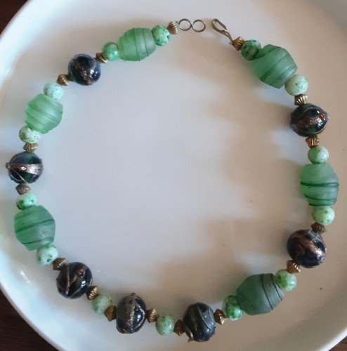 Beau collier ancien perle