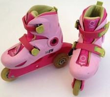 sport ROLLER EVOLUTIF 3 ROUES -) INLINE 26 à 28 oxylane oxelo ils play 3 pink