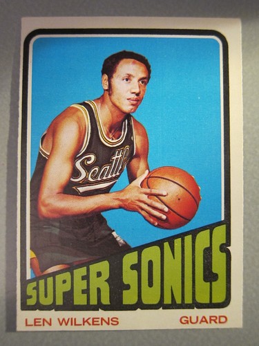 1972 topps len wilkens - #81,