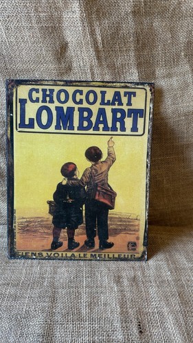 Plaque décorative chocolat - plaque,