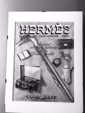 Affiche HERMES VINTAGE 1936 40 x 30 cm sous verre
