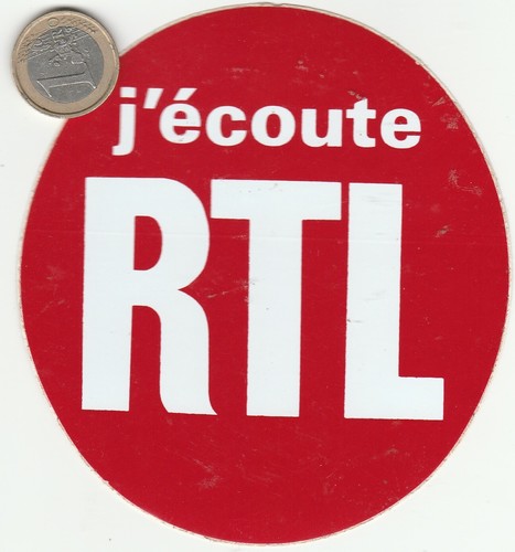 Autocollant radio rtl - autocollant,
