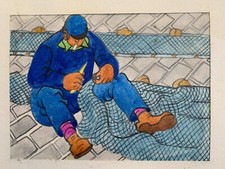 Andrée Vilar Aquarelle Vue