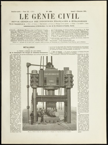 1891 presse forger - presse, à
