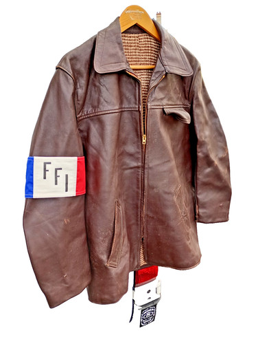 Canadienne gros cuir marron - en,