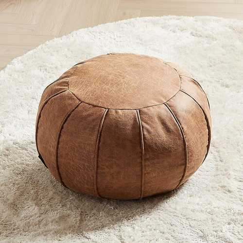 Unstuffed moroccan ottoman - moroccan,
