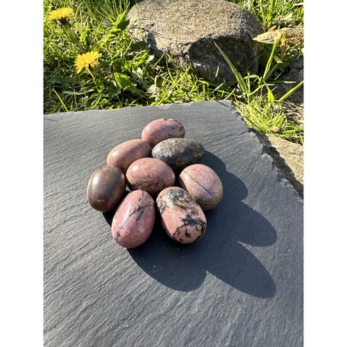 Rhodonite pierre roulée - rhodonite, 3