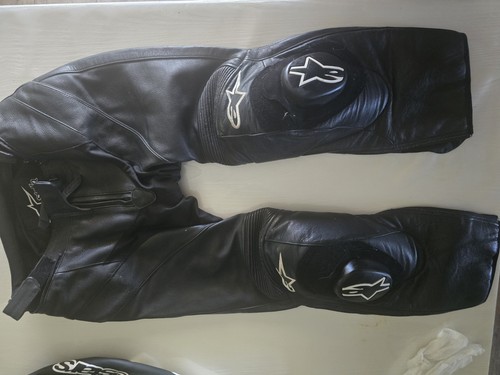 Pantalon cuir moto femme
