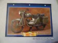 CARTE FICHE MOTO DKW RT 175 VS 1956