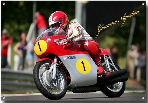 Giacomo agostini plaque - agostini,