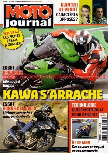 Moto journal 1788 - journal, essai