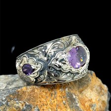 Chevalière fait à la main Argent Massif 925 l'héritage Ottoman haute joaillerie