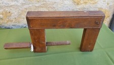 ANCIENNE GRANDE PRESSE À BOIS / SERRE-JOINT D’ÉBÉNISTE - BEL OBJET - D13