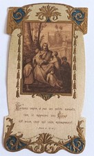 Ancienne image pieuse Souvenir