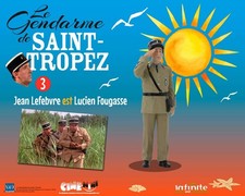 Le gendarme de Saint-Tropez #3 Jean Lefebvre est Lucien Fougasse Infinite Statue