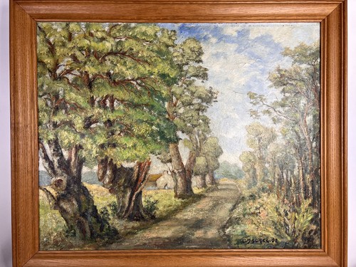 Maurel huile sur toile - f.maurel,