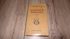 Gâteaux simplifiés - 50 recettes - I. de Jouffroy d'Abbans 1949 - Pâtisserie