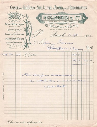 Paris ferblantier desjardin - ferblantier,